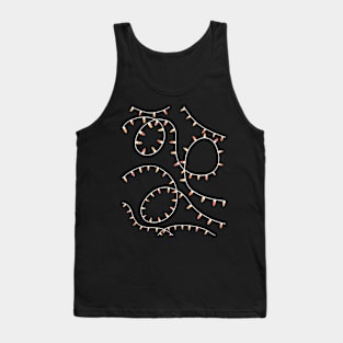 Pink and yellow strong of lights Tank Top